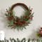 22" Mixed Pine with Berries & Pinecones Wreath